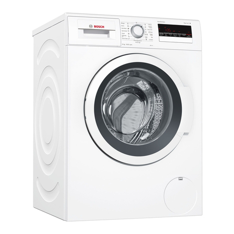 Bosch WAK2020SME Instruction manual and installation instructions