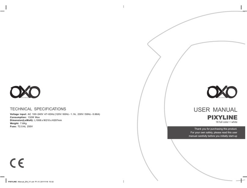 OXO PIXYLINE user manual