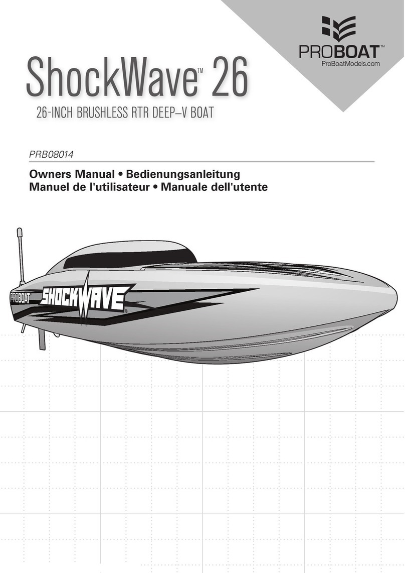 Pro Boat ShockWave26 owner's manual