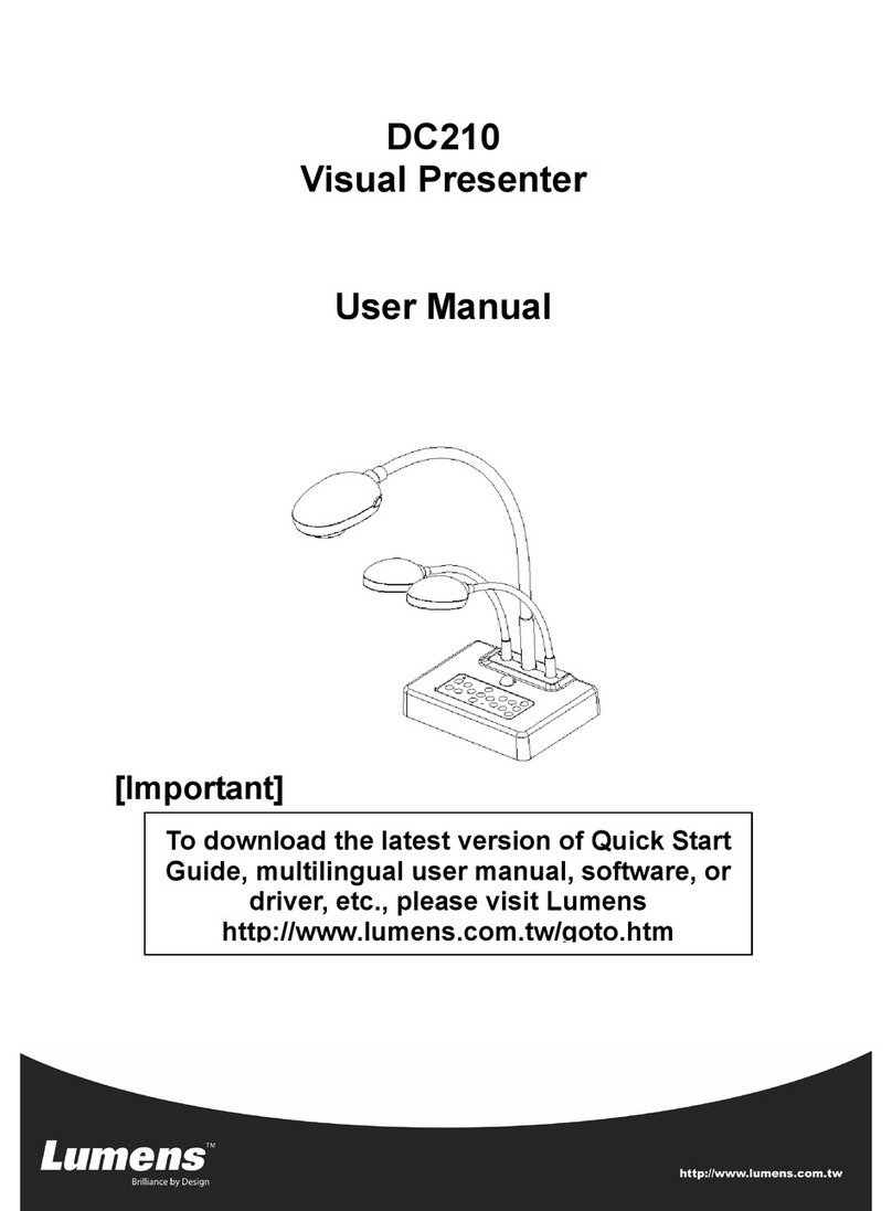 Lumens DC210 User manual