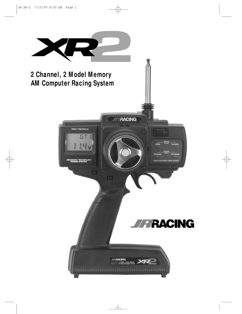 JR Racing XR2 user manual