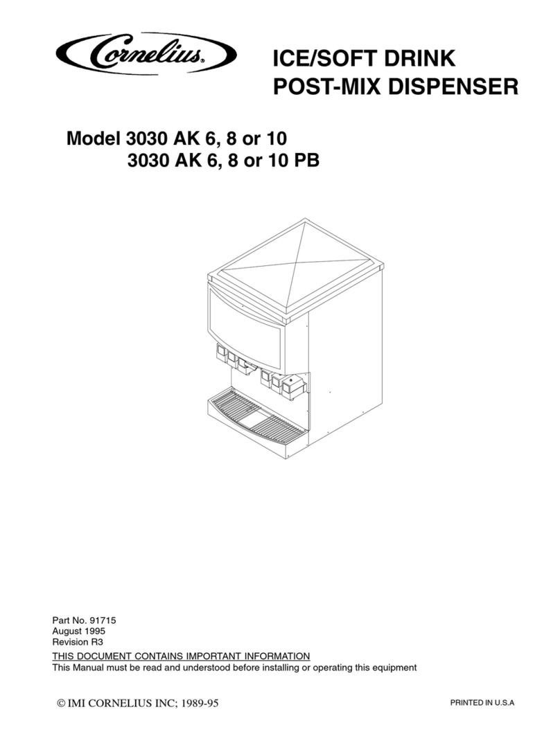 Cornelius 3030 AK 6 User manual