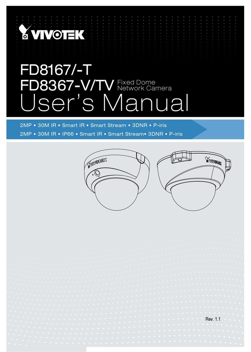 Vivotek FD8167 User manual