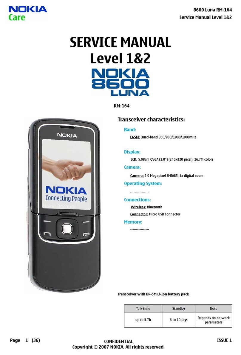Nokia 8600 - Luna Cell Phone 128 MB User manual