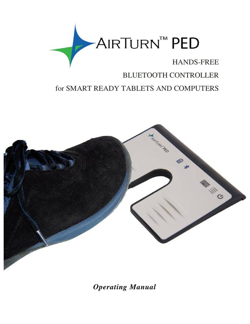 AirTurn PED operating manual