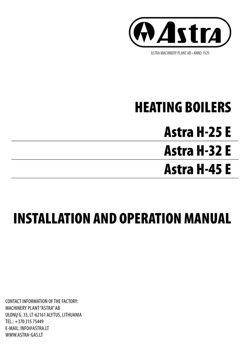 Astra H-25E Installation and operation manual Astra H-25E Installation and operation manual