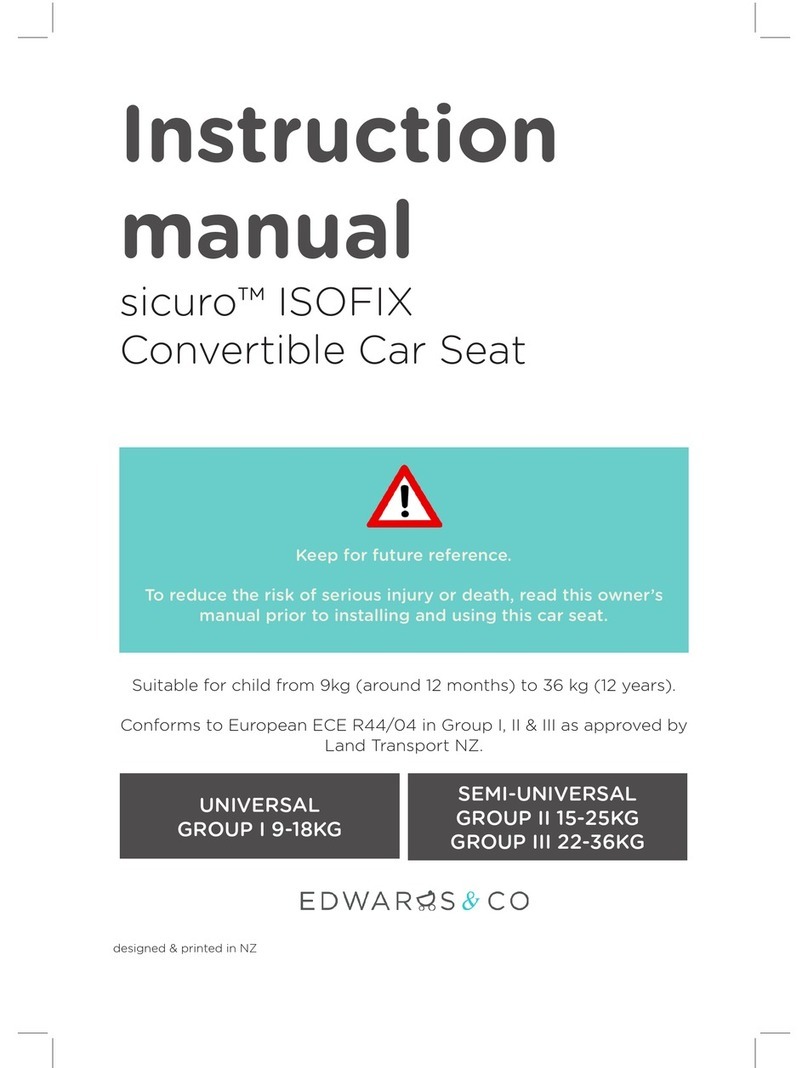 Edwards & Co sicuro ISOFIX instruction manual