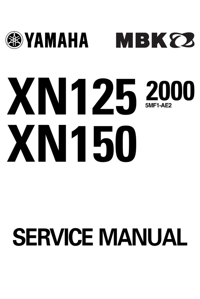 Yamaha XN125 2000 Service manual