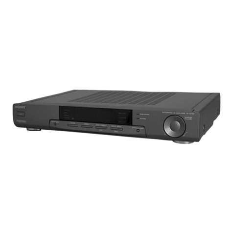 Sony TA-VE150 User manual