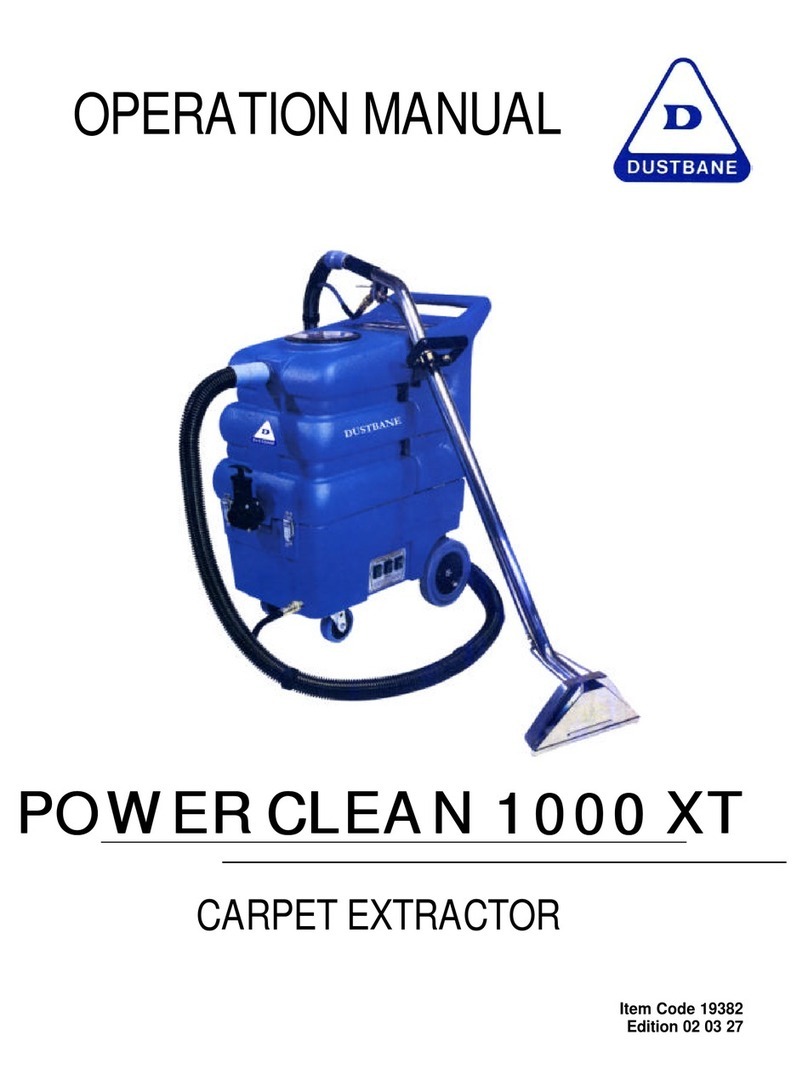 Dustbane POWER CLEAN 1000 XT User manual