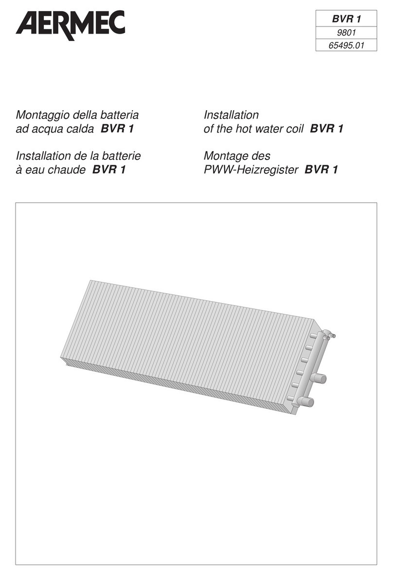 AERMEC BVR1 installation guide