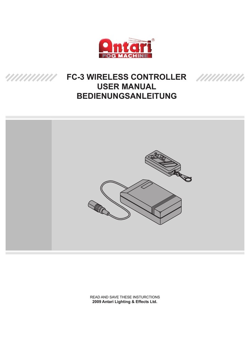 Antari FC-3 user manual