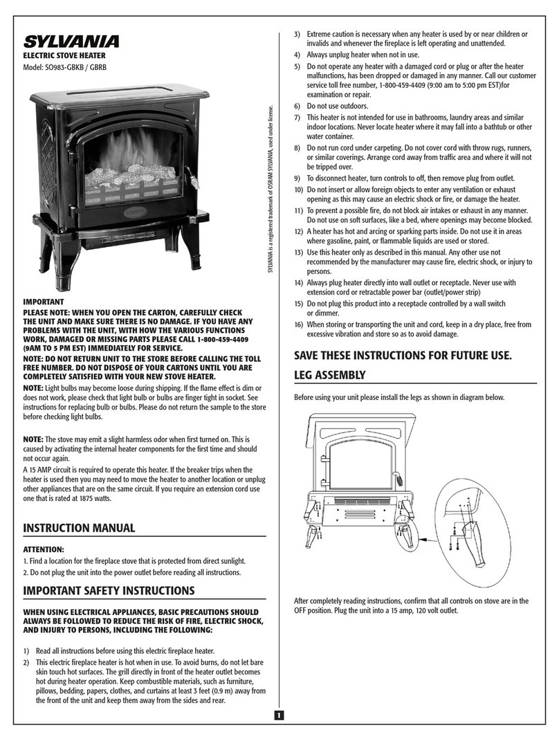 Sylvania SO983-GBKB instruction manual