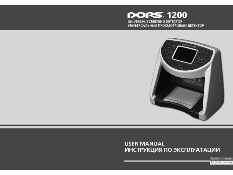 Dors 1200 User manual