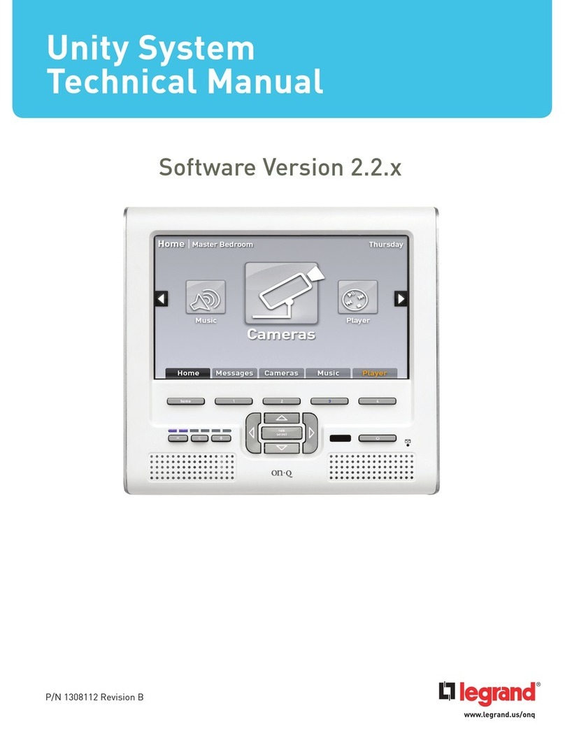 LEGRAND Unity System User manual LEGRAND Unity System User manual