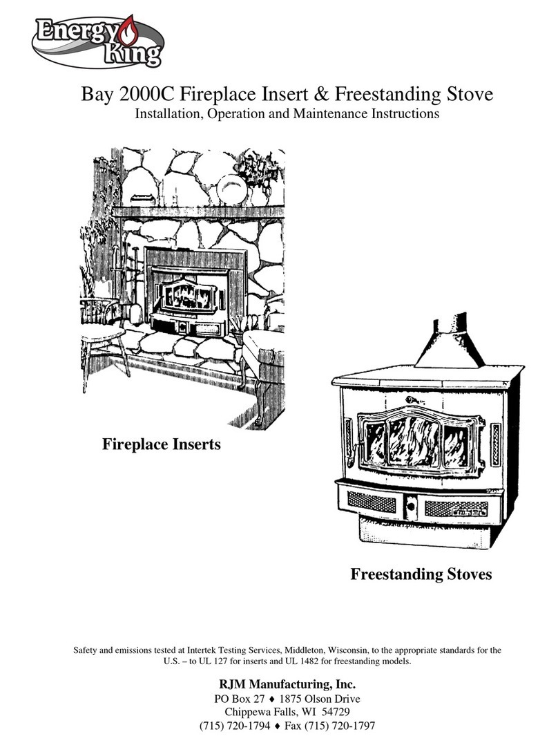 ENERGY KING 2000C Installation, operation and maintenance instructions