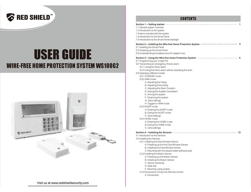 RED SHIELD WS100G2 user guide