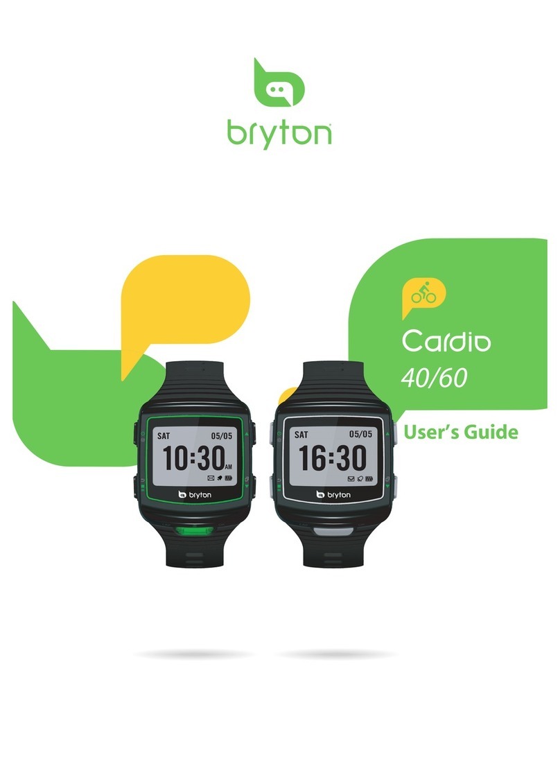 Bryton Cardio 40 user guide