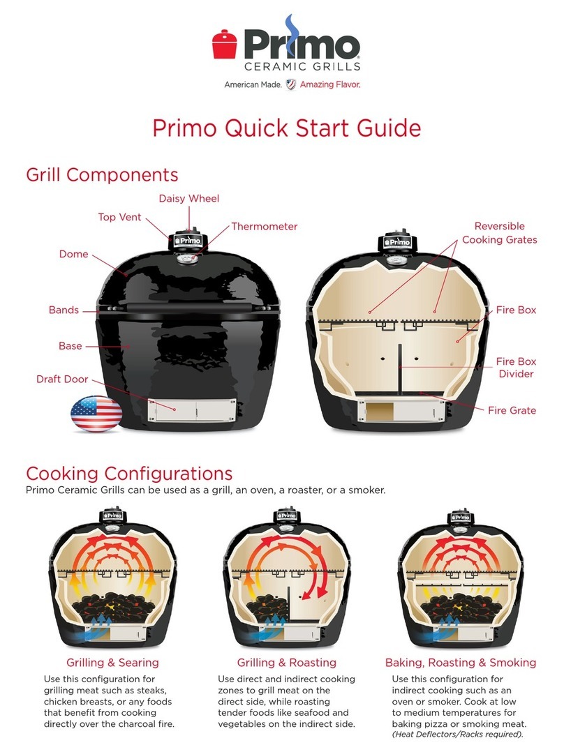 Primo Water Kamado 771 quick start guide