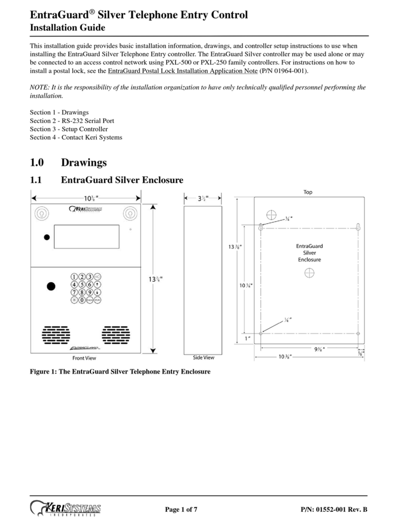 YeriSystems EntraGuard User manual