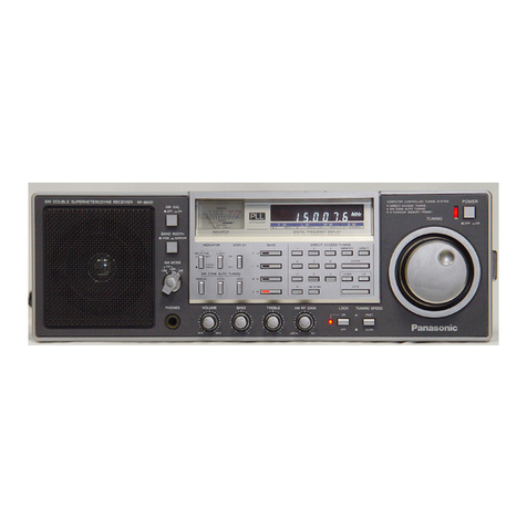 Panasonic RF-B600 User manual