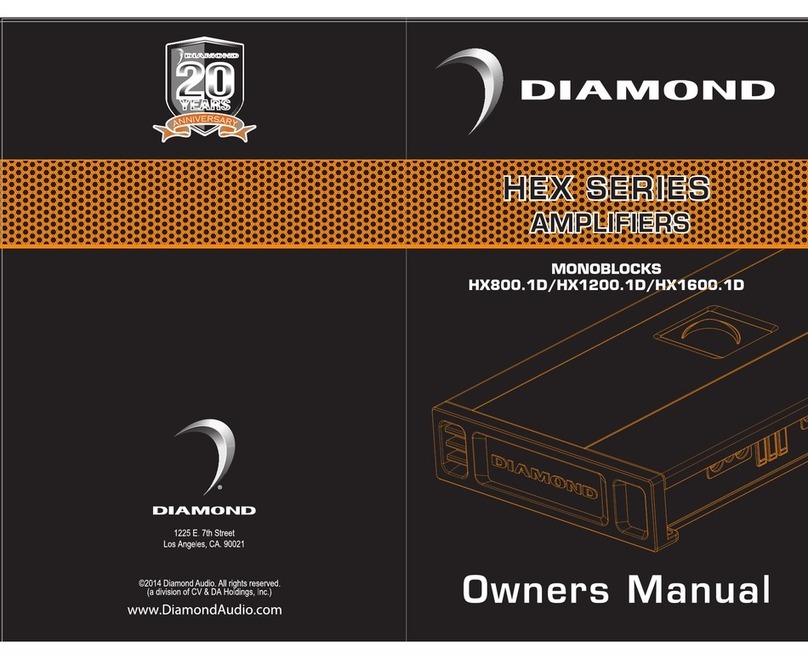 Diamond HX800.1D User manual