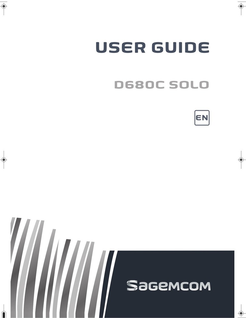 SAGEMCOM D680C Solo user guide
