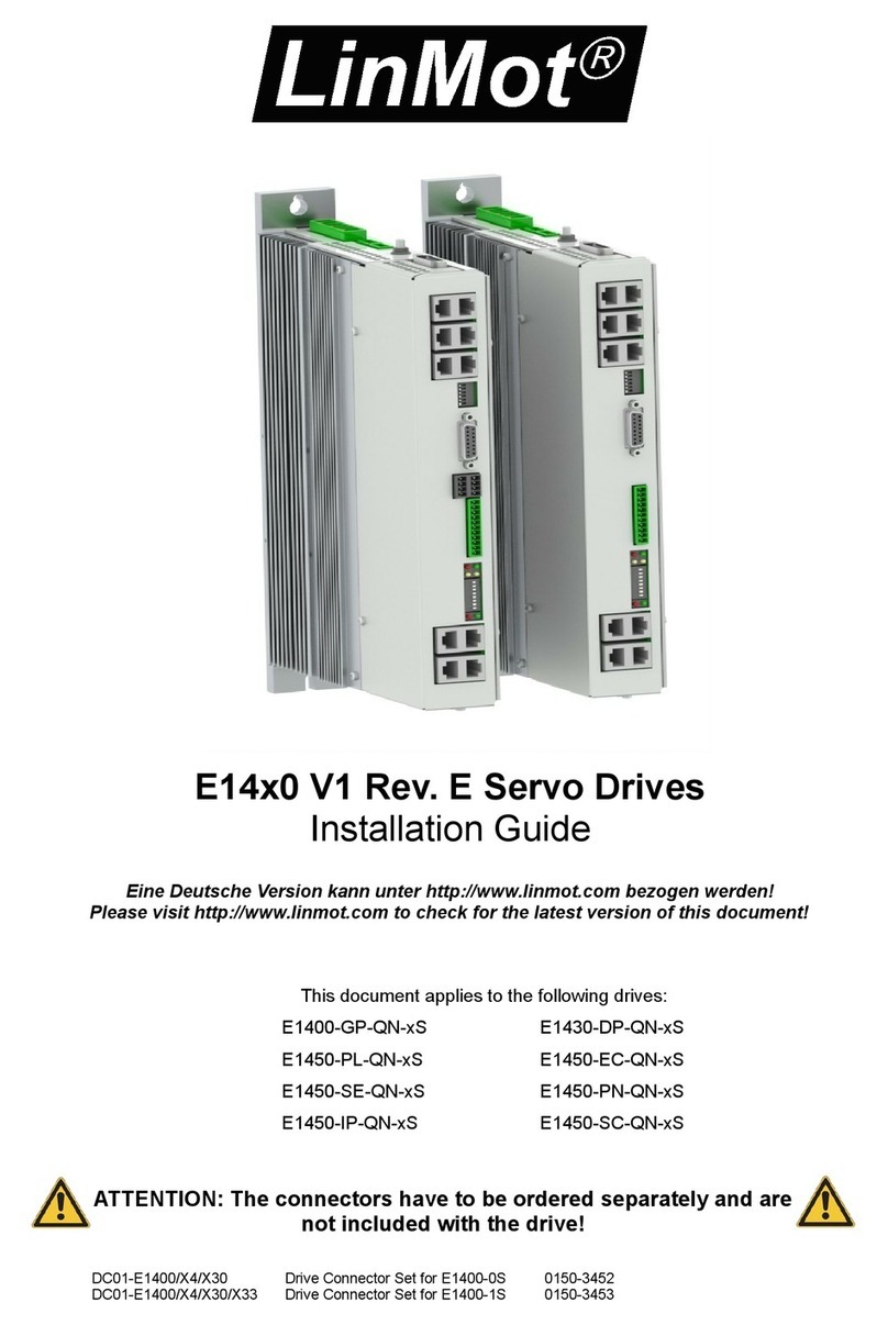 LinMot E1400-GP-QN-xS installation guide