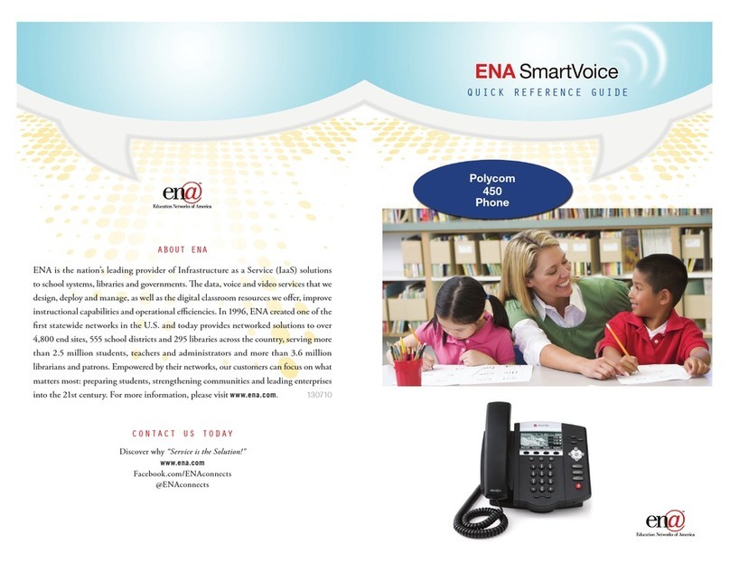 ENA Polycom 450 Quick reference guide