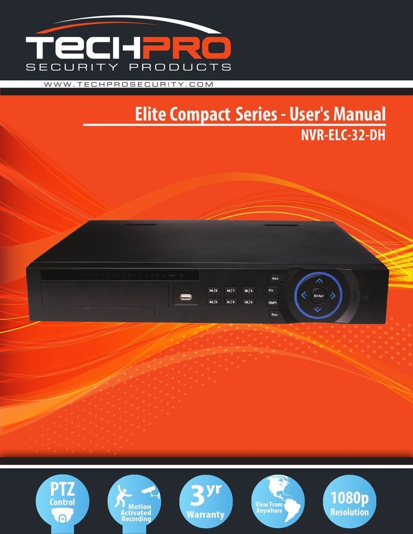 Techpro NVR-ELC-32-DH Series user manual