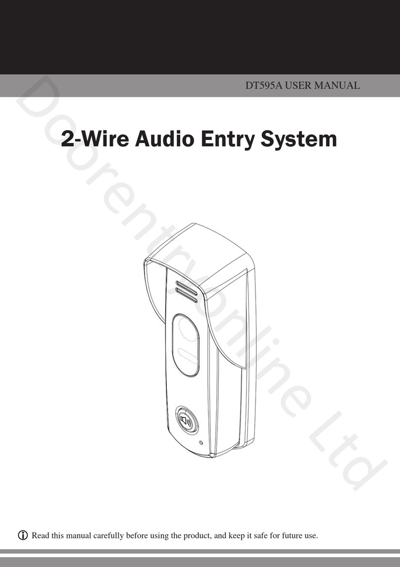 Doorentryonline DT595A user manual
