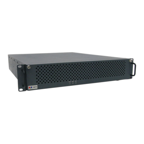 ACTi XNR-4200 User manual