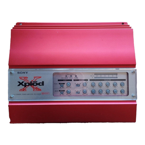 Sony XM-404EQX Service manual