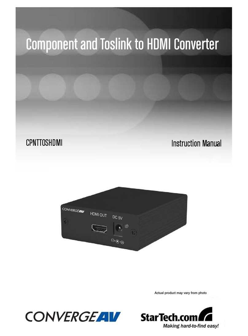 ConvergeAV CPNTTOSHDMI instruction manual
