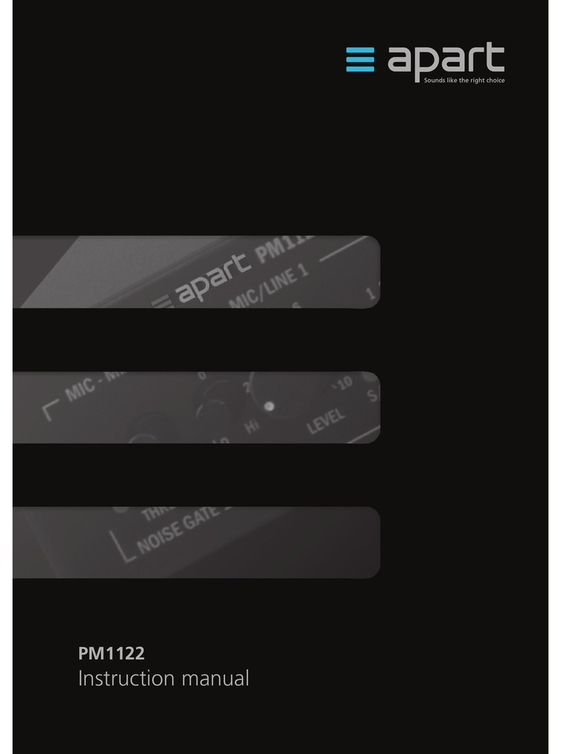 APART PM1122 instruction manual