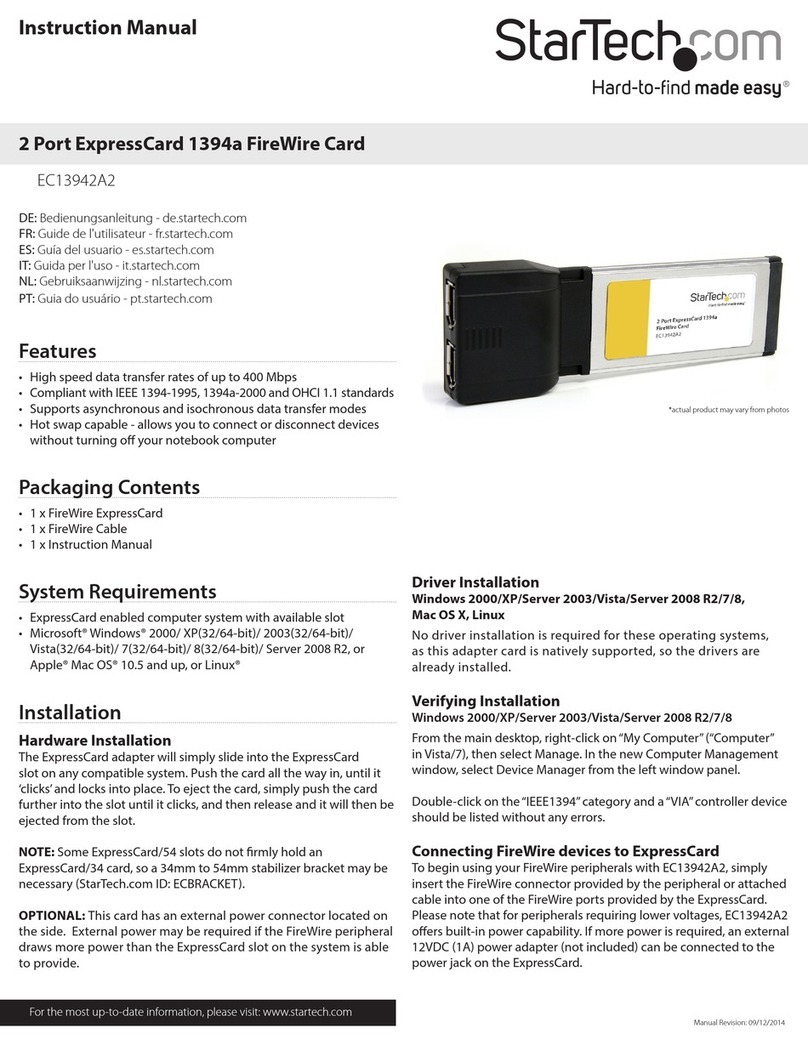 StarTech.com EC13942A2 User manual