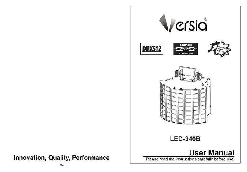 Versia LED-340B user manual