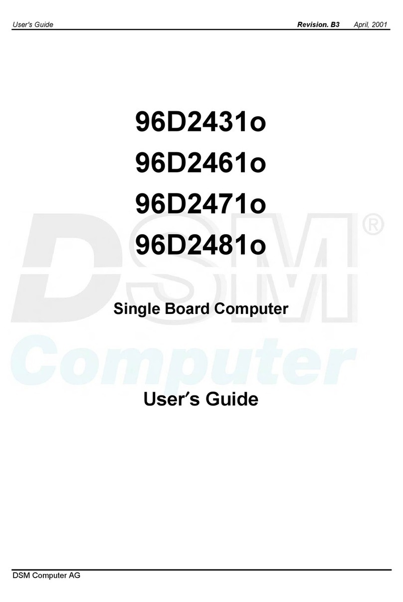 DSM Computer AG 96D2431o user guide