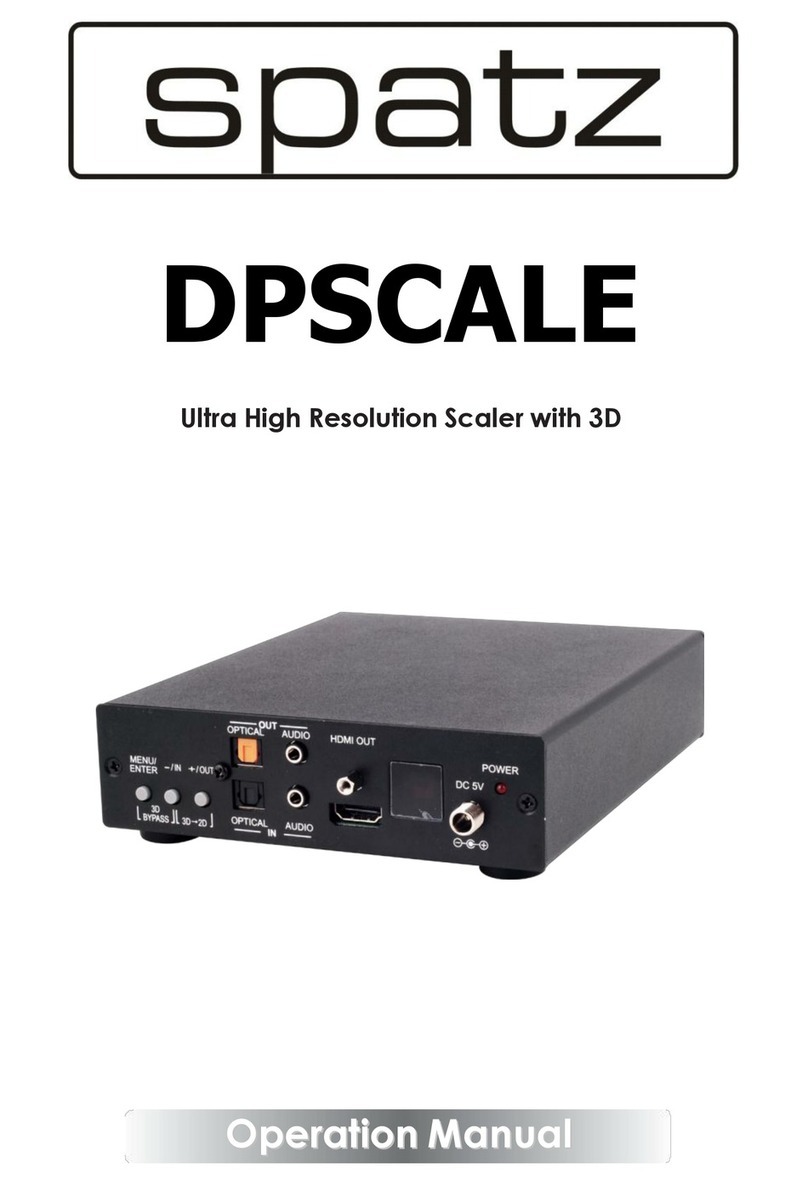 Spatz DPSCALE User manual