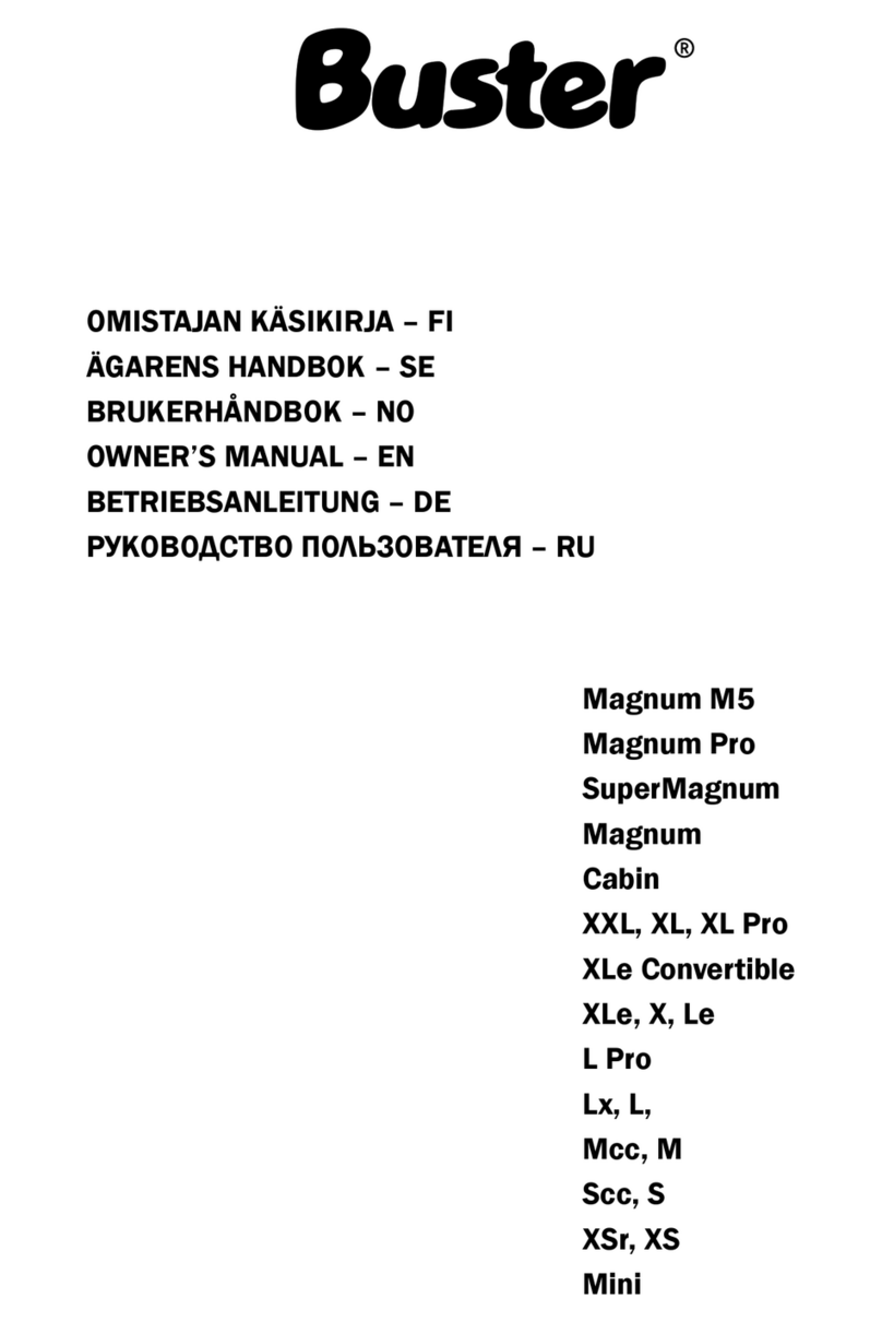 buster Magnum PRO owner's manual