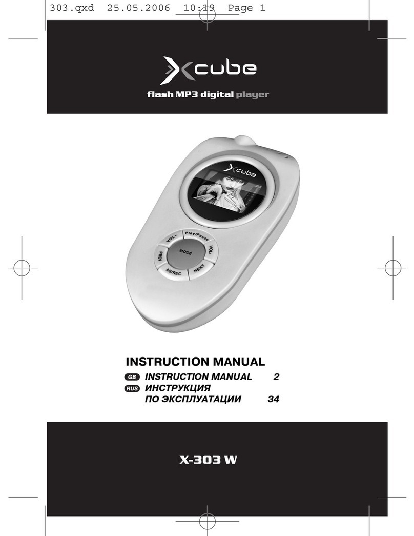 Xcube X-303W User manual