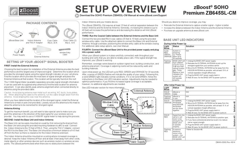 zBoost Pro 10K SL ZBC745SL Setup overview