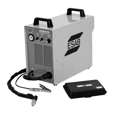ESAB PCM-875 instruction manual