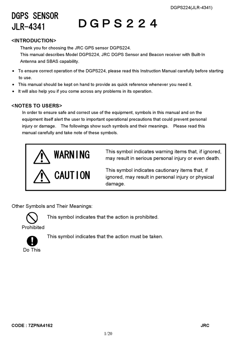 JRC DGPS224 user manual