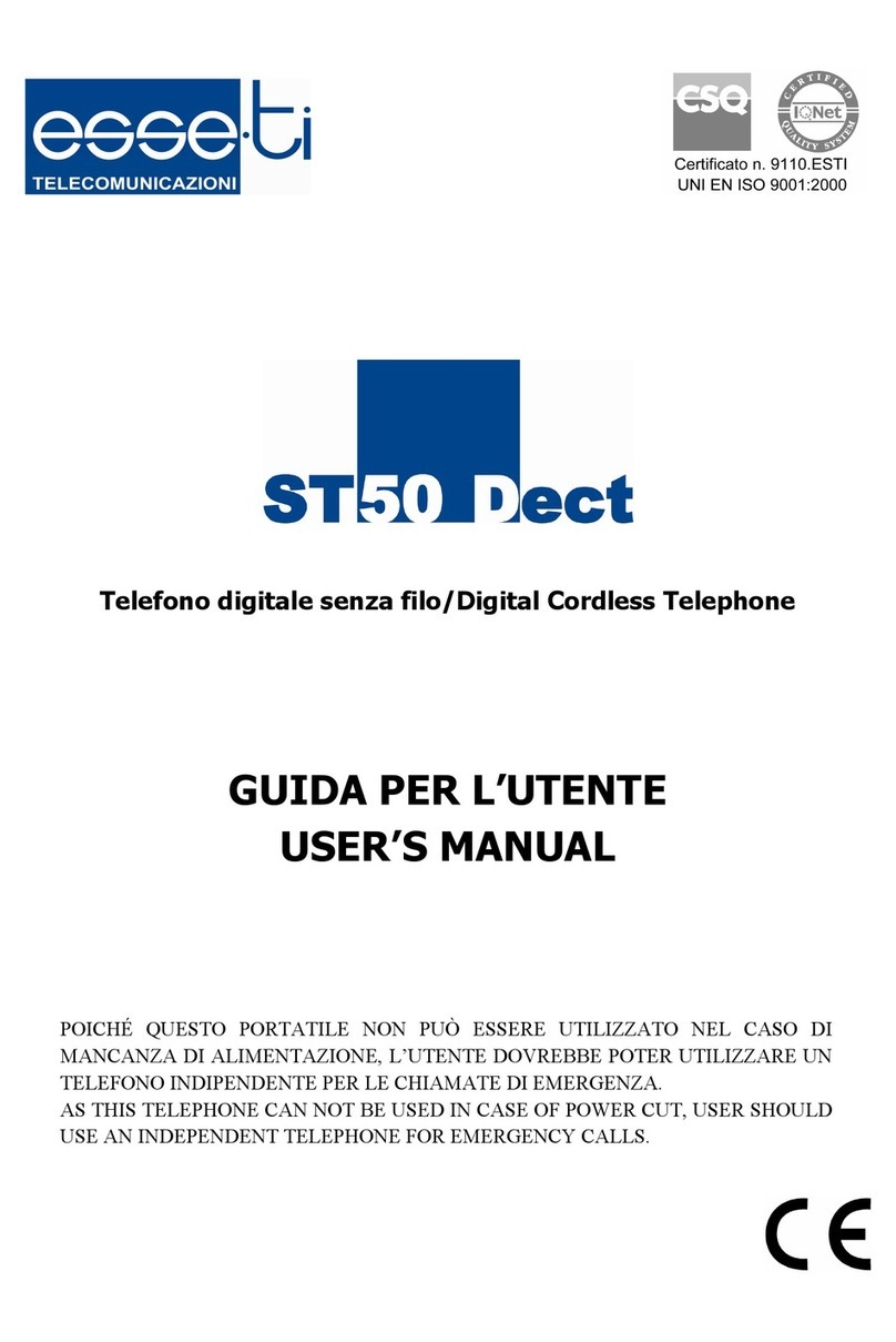 Esse-ti ST50 DECT user manual
