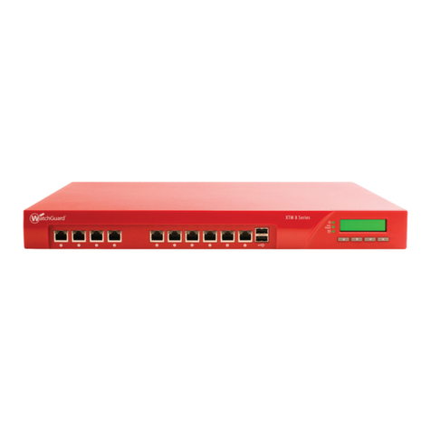 Watchguard XTM 8 series User manual