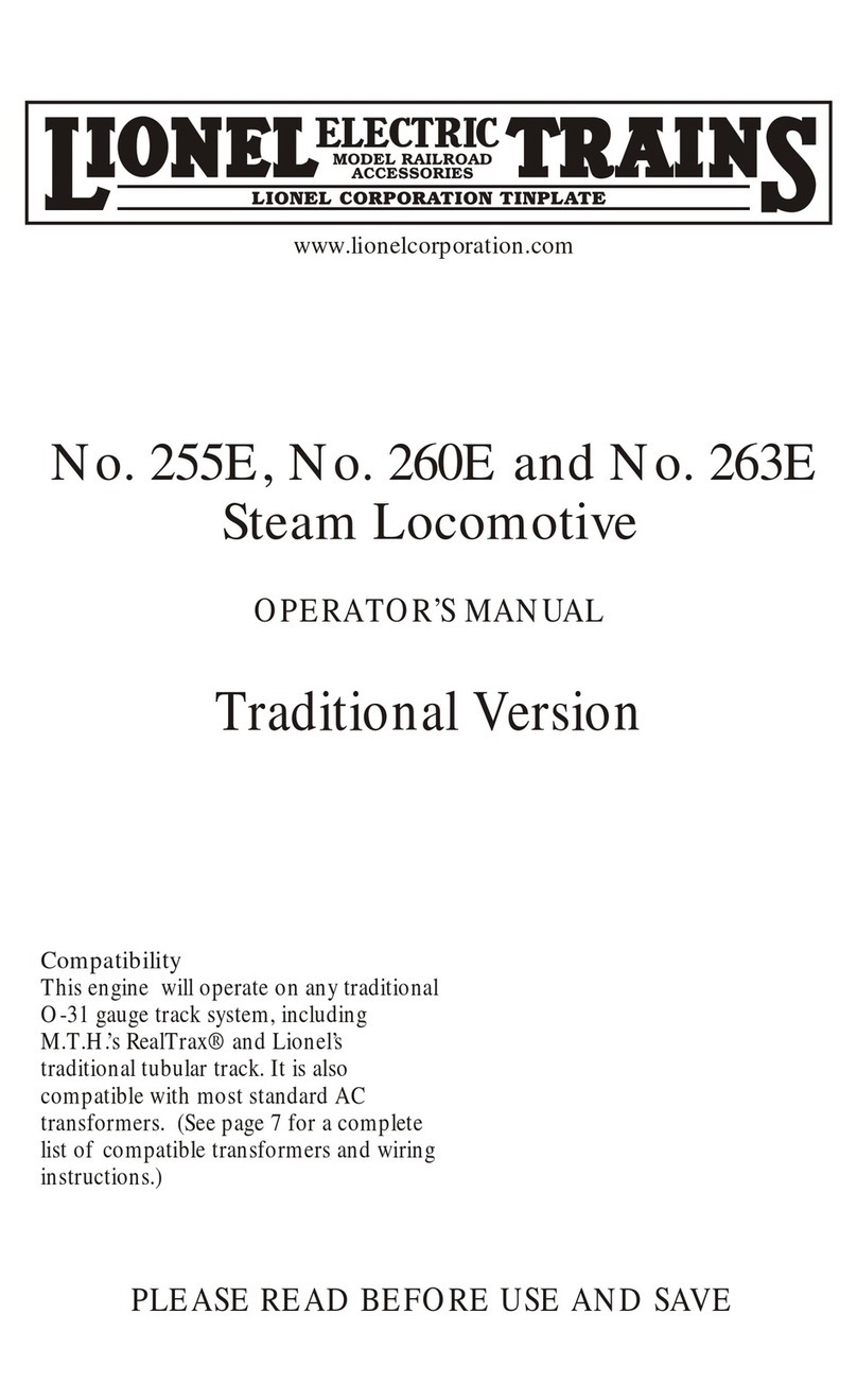 Lionel 255E User manual