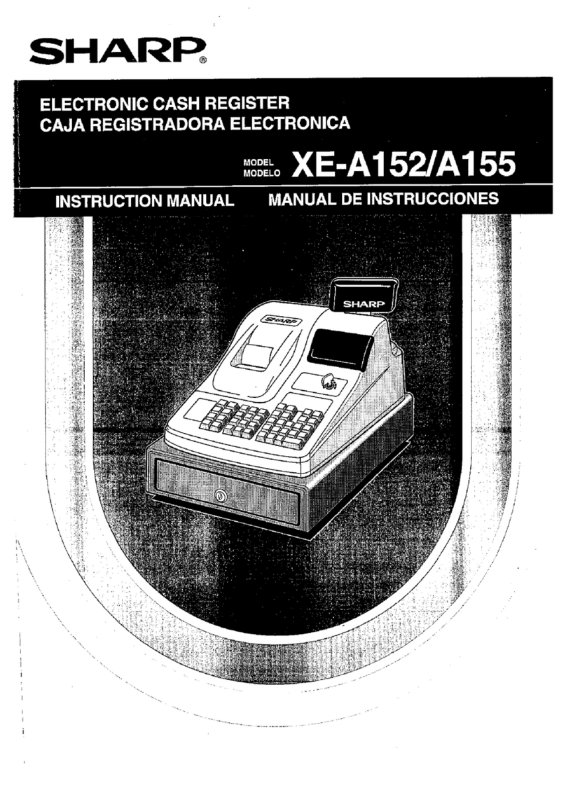 Sharp XE-A152 User manual