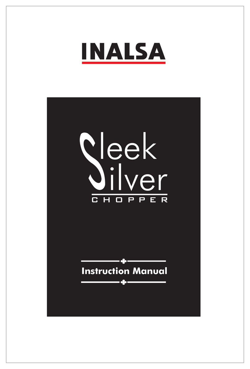 Inalsa Sleek silver User manual
