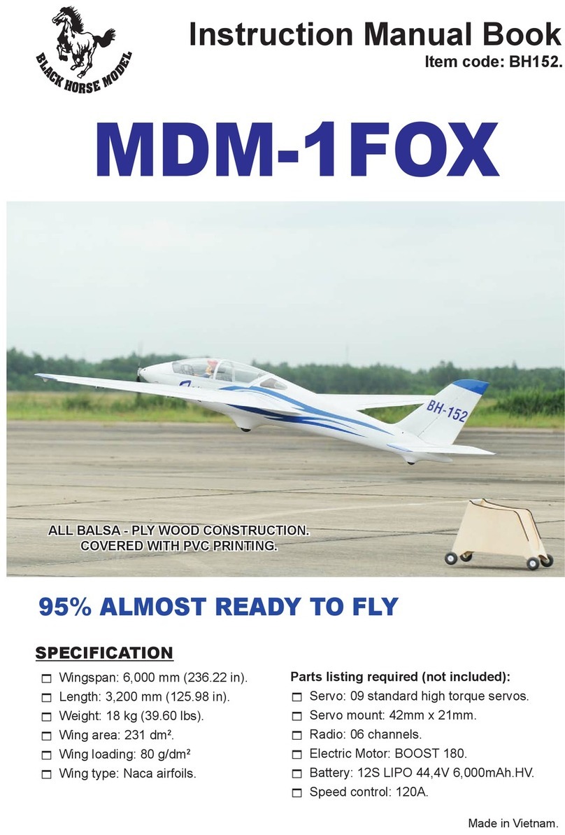 Black Horse Model MDM-1FOX Owner's manual